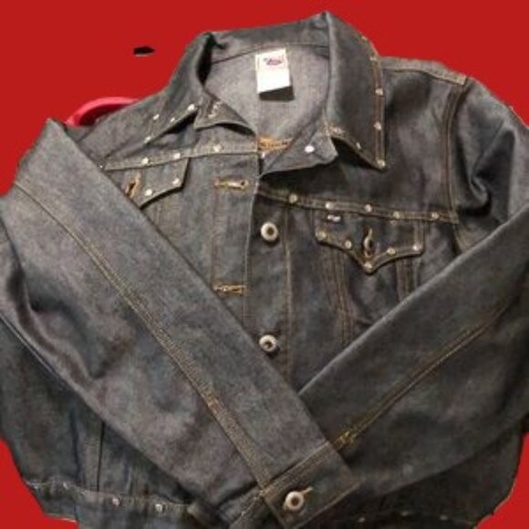 Cruel Girl black studded Jean jacket size Large - Picture 3 of 5